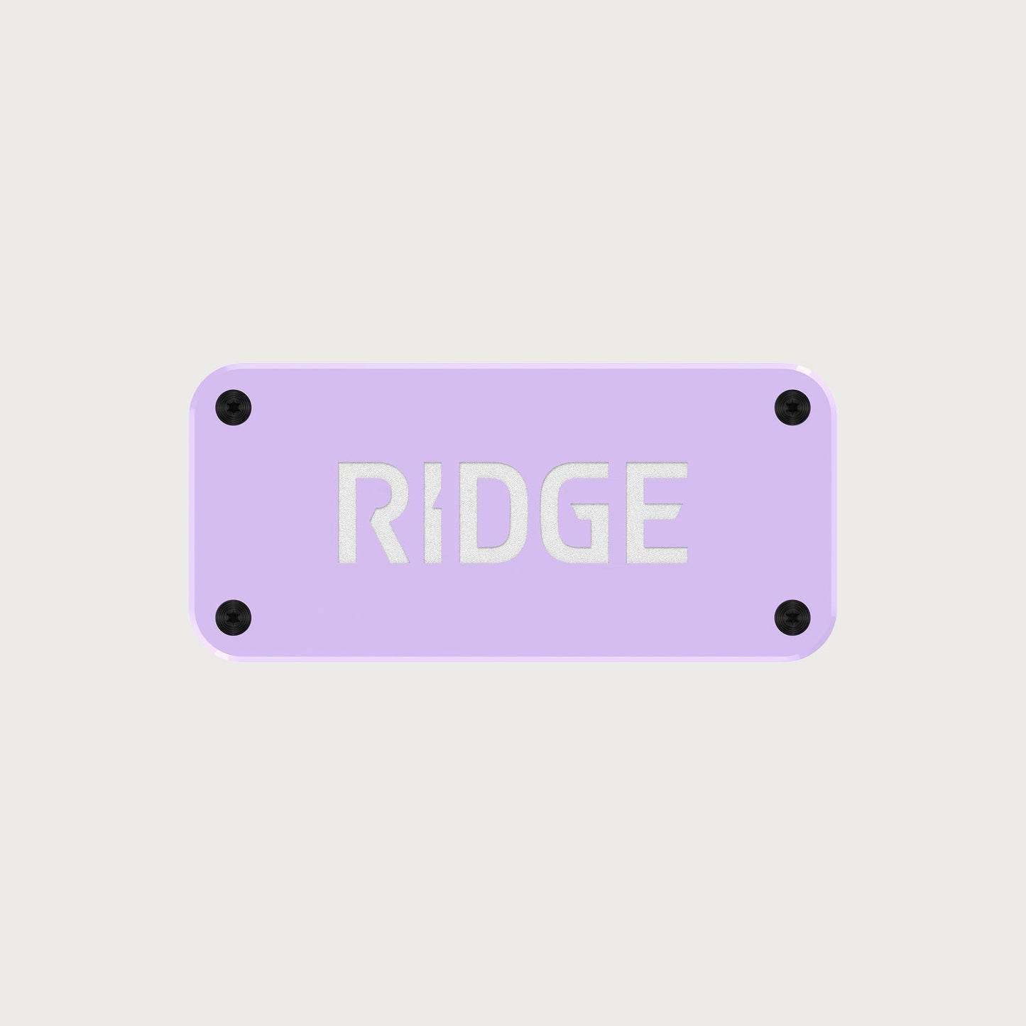 Ridge Logo Plate - Lavender