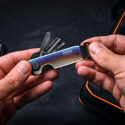 Ridge KeyCase - Burnt Titanium