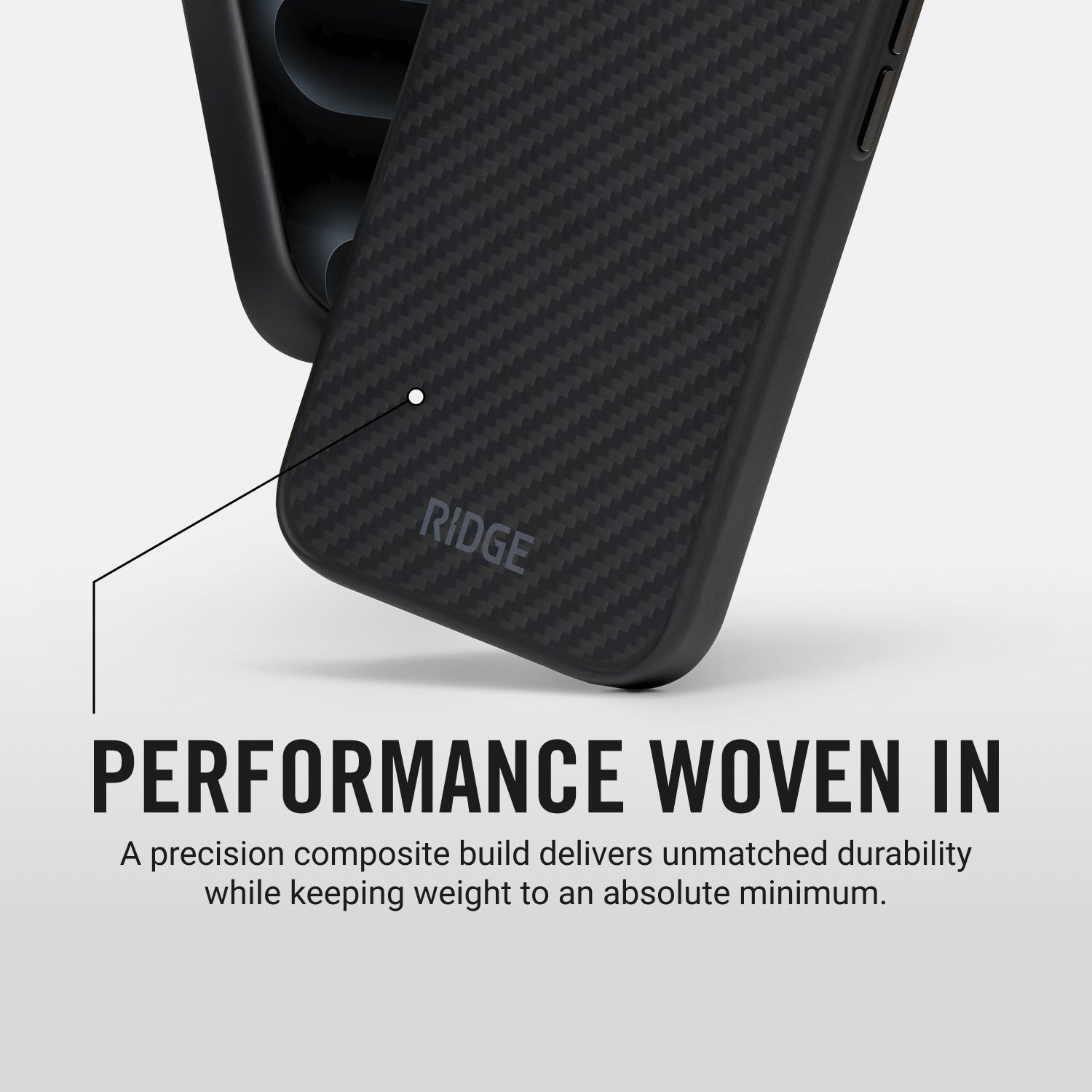 Ridge Phone Case - Carbon - iPhone 16 Plus