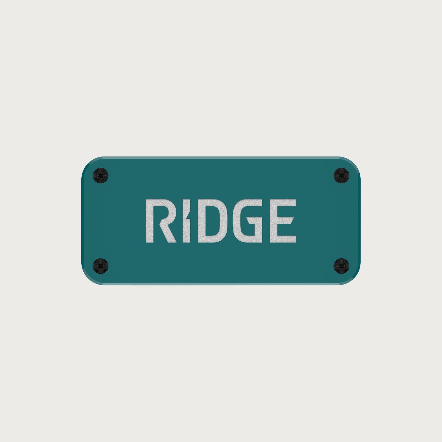 Ridge Logo Plate - Desert Pine