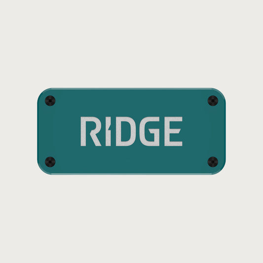 Ridge Logo Plate - Desert Pine
