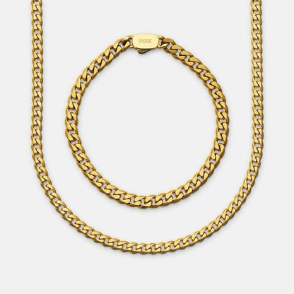 Curb Chain Kit - 18K Gold - Large