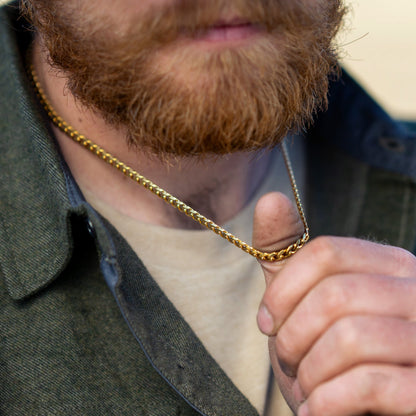 Curb Chain Kit - 18K Gold - Medium