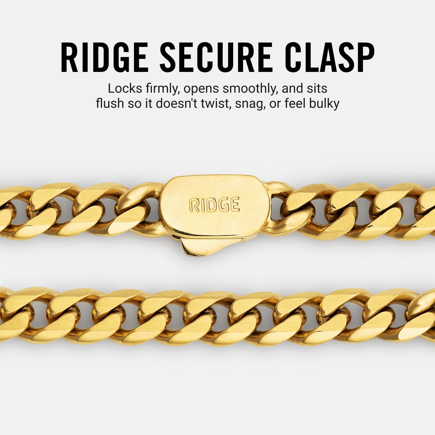 5mm Curb Chain - 18K Gold - 20"