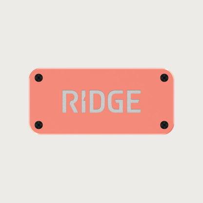 Ridge Logo Plate - Just Peachy