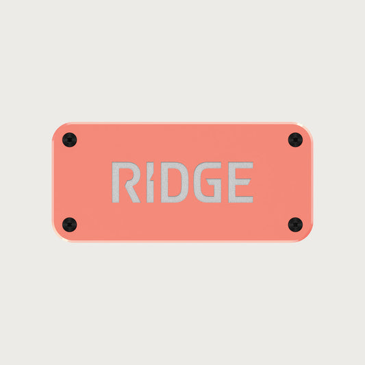 Ridge Logo Plate - Just Peachy