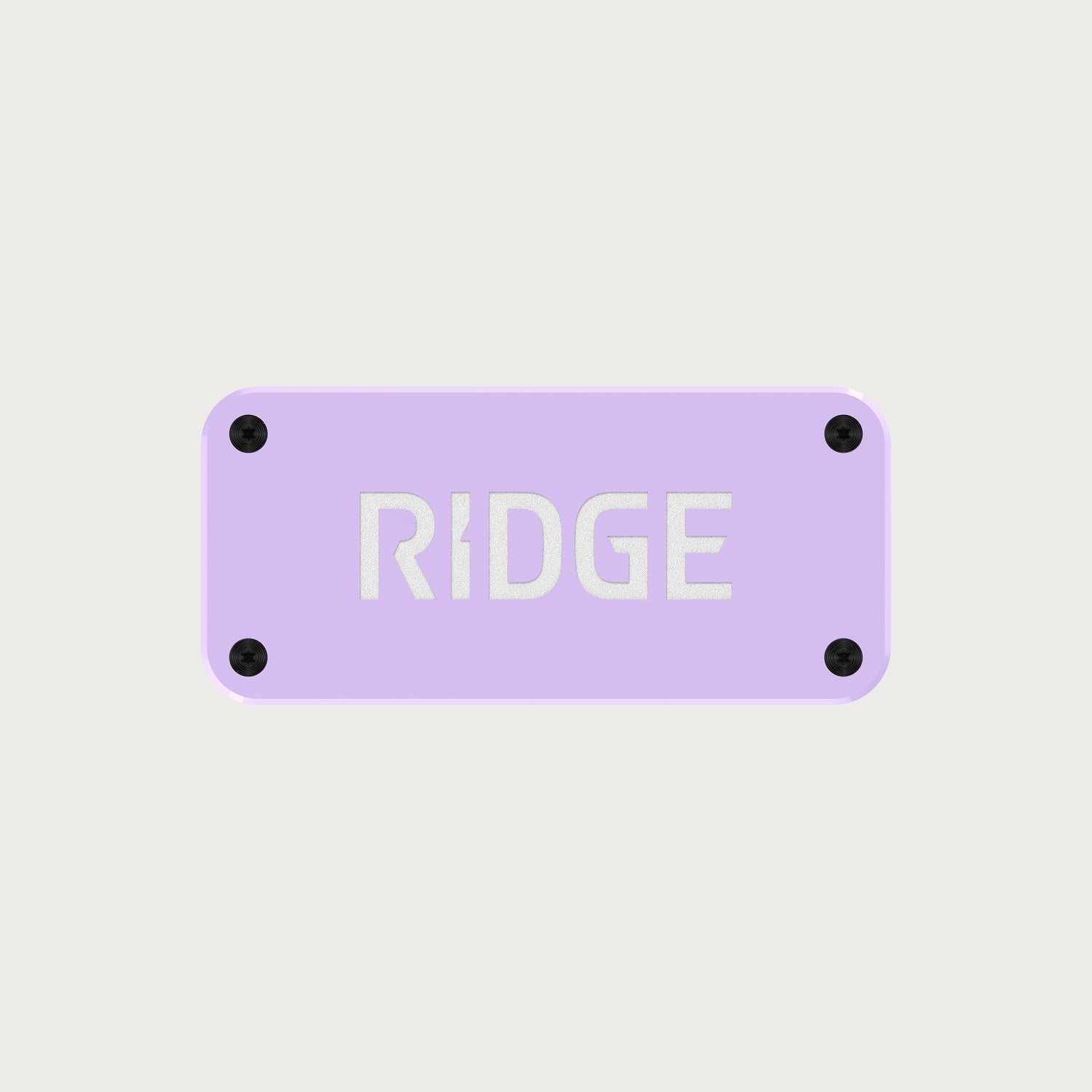 Ridge Logo Plate - Lavender