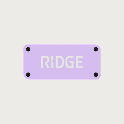 Ridge Logo Plate - Lavender