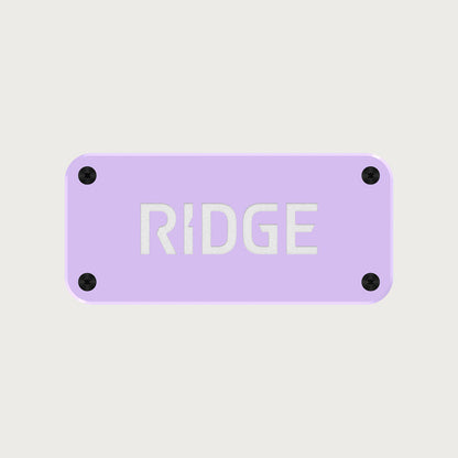 Ridge Logo Plate - Lavender