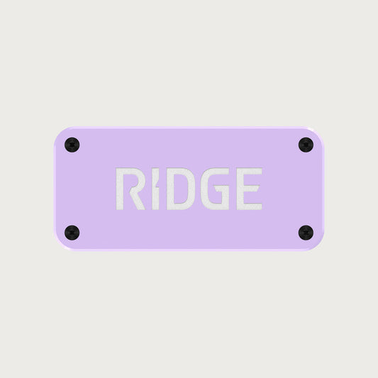 Ridge Logo Plate - Lavender