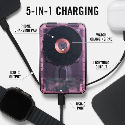 Ridge Power Bank - 10k mAh Bundle - Atomic Purple - 2-Pack