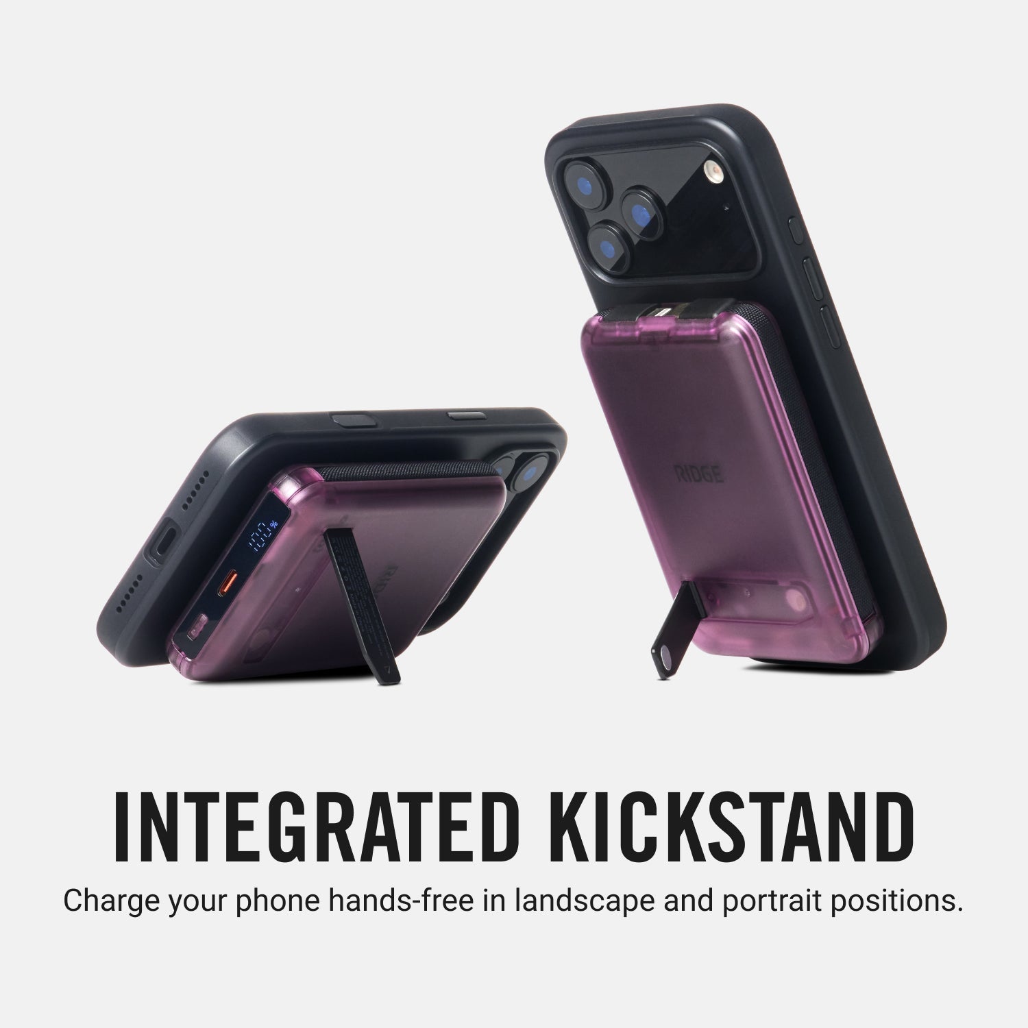 Ridge Power Bank - 10k mAh Bundle - Atomic Purple - 3-Pack