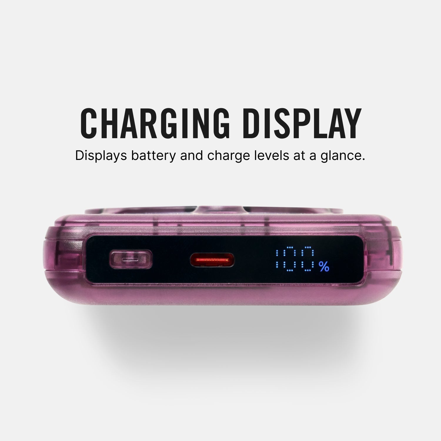 Ridge Power Bank - 10k mAh - Atomic Purple