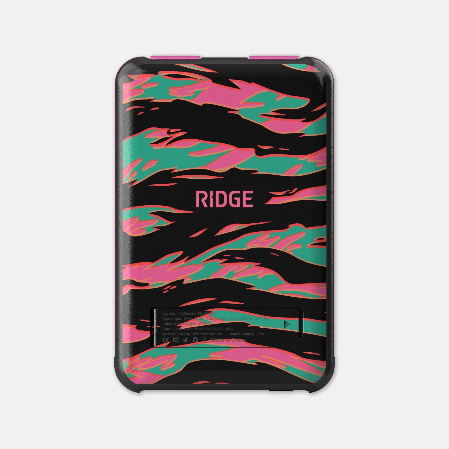 Ridge Power Bank - 10k mAh Bundle - Neon Tiger - 2-Pack