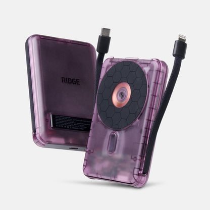 Ridge Power Bank - 10k mAh Bundle - Atomic Purple - 2-Pack