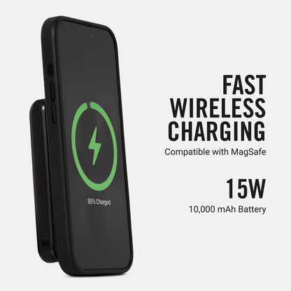 Everyday Charging Kit - iPhone 16 Plus - Midnight Black Leather
