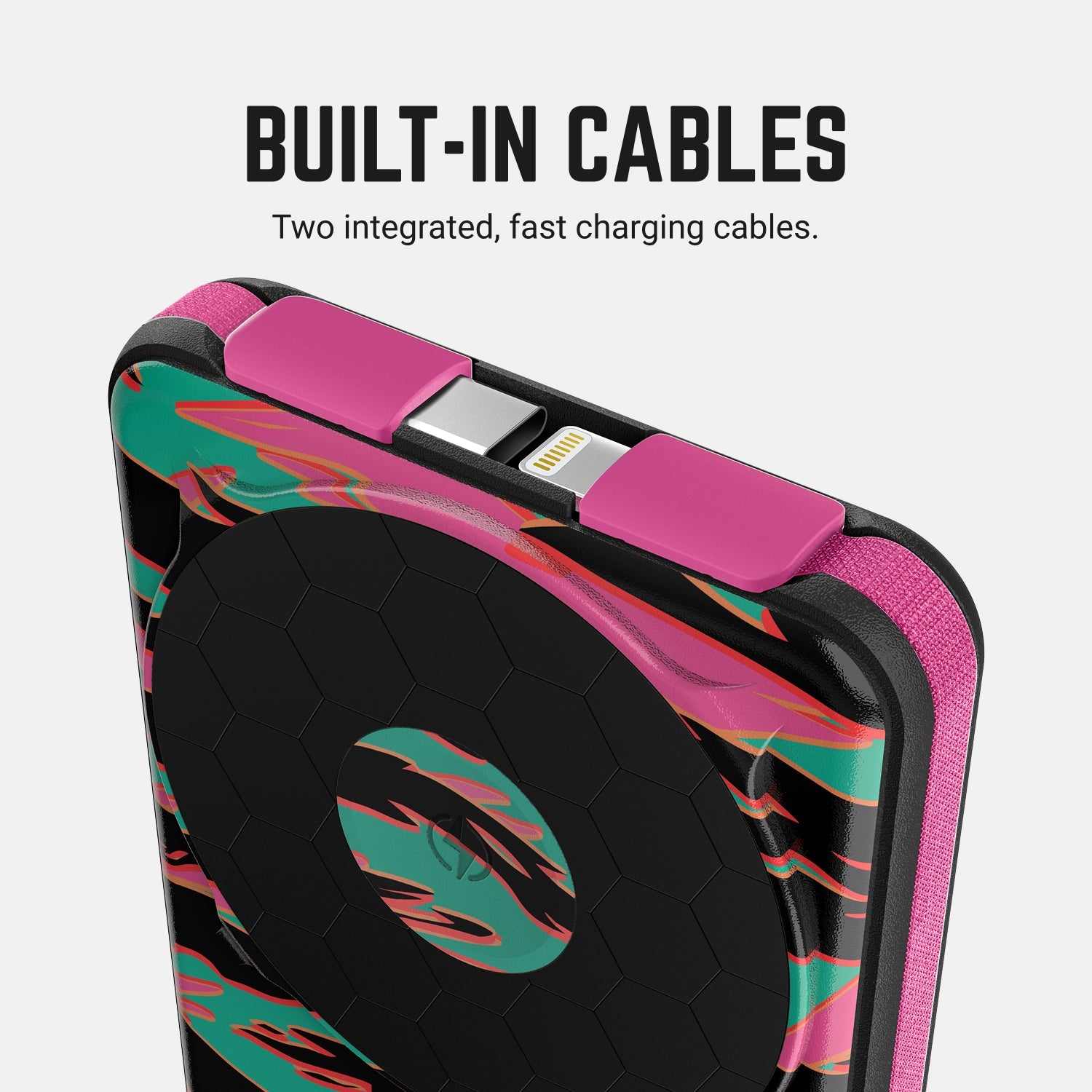 Ridge Power Bank - 10k mAh - Neon Tiger