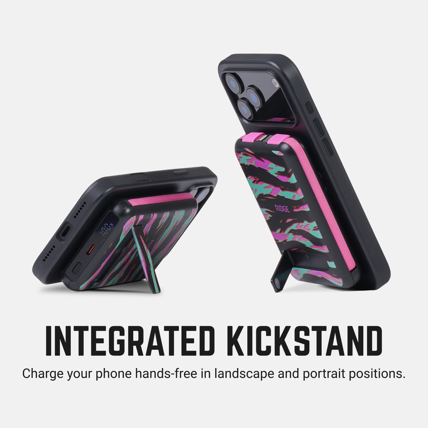 Ridge Power Bank - 10k mAh - Neon Tiger
