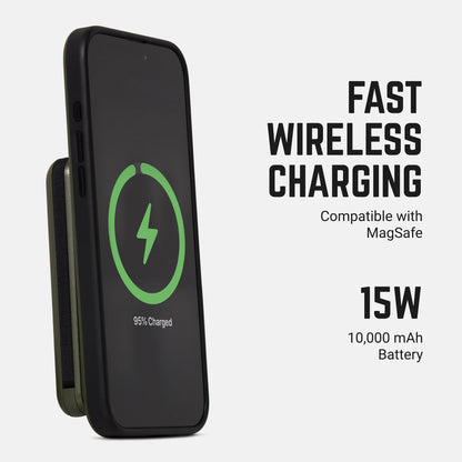 Ridge Power Bank - 10k mAh - Matte Olive