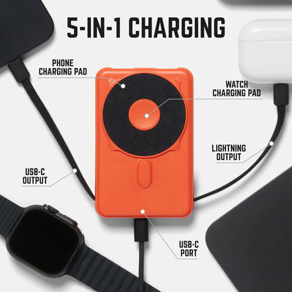 Ridge Power Bank - 10k mAh Bundle - Basecamp Orange - 3-Pack