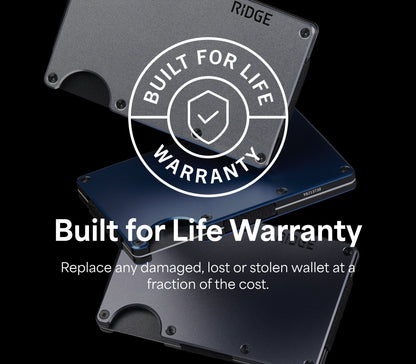 Ridge Wallet - Platinum