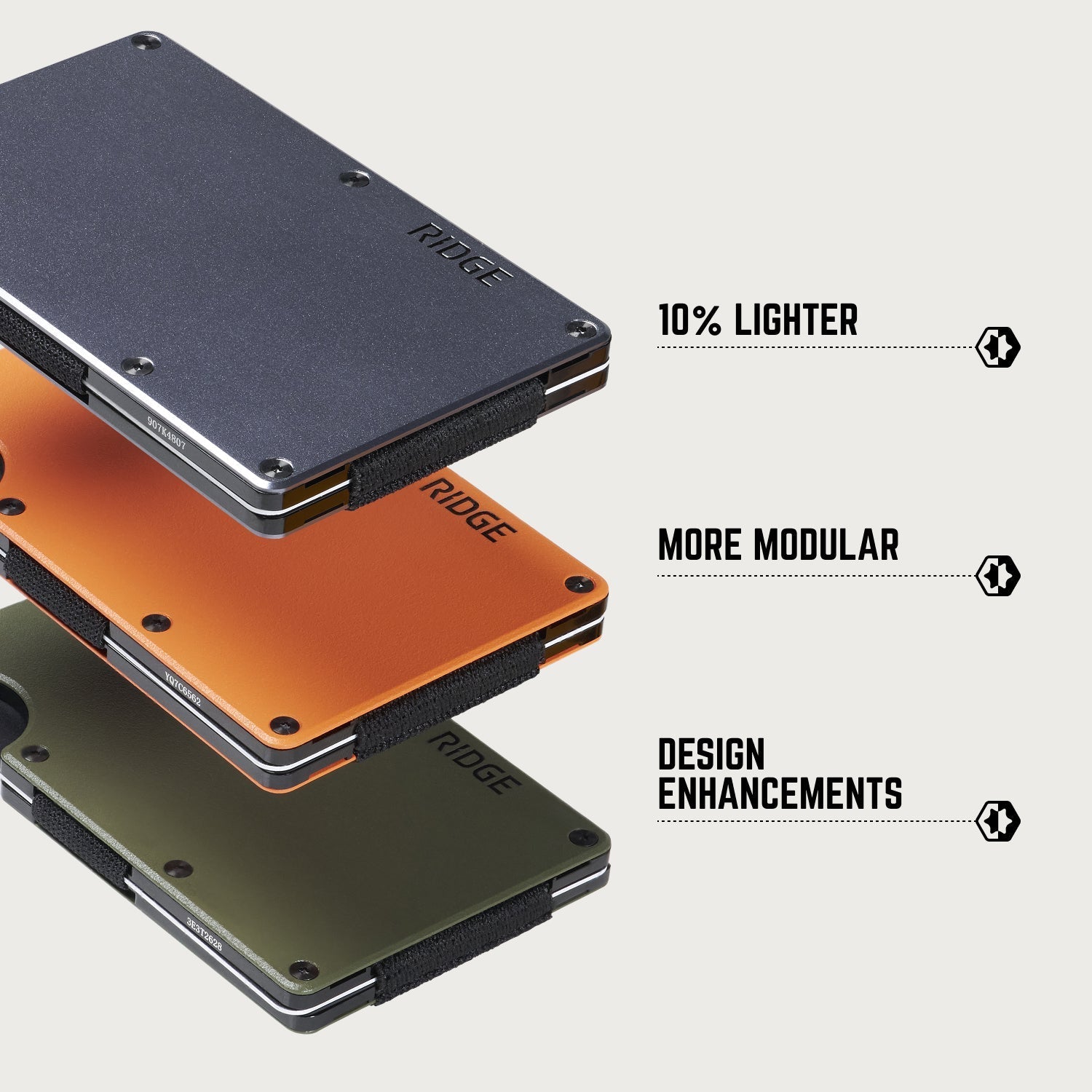 Ridge Wallet - GT Silver