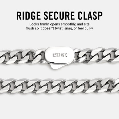 5mm Curb Chain - Platinum - 20"