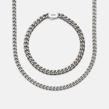 Curb Chain Kit - Titanium - Large
