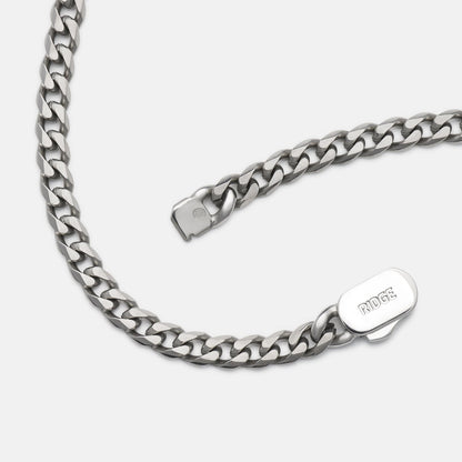 5mm Curb Chain - Titanium - 20"