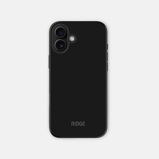 Ridge Phone Case - Matte Black - iPhone 16 Plus